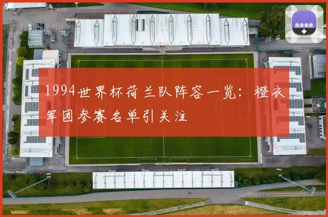 1994世界杯荷兰队阵容一览：橙衣军团参赛名单引关注