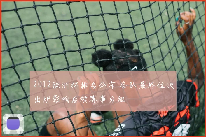 2012欧洲杯排名公布 各队最终位次出炉影响后续赛事分组