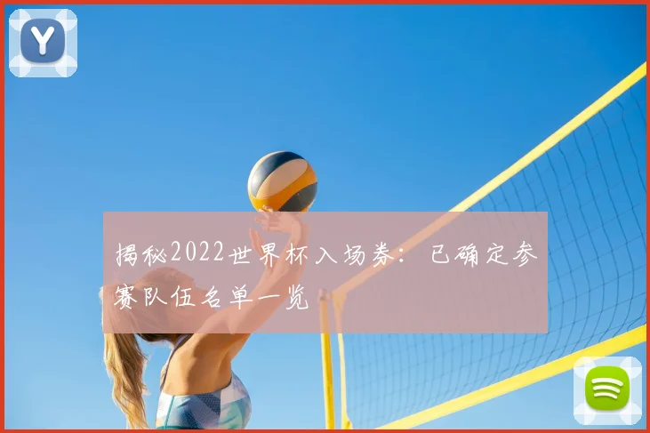 揭秘2022世界杯入场券：已确定参赛队伍名单一览